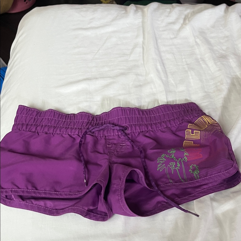 Rip Curl Purple Athletic Shorts